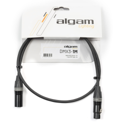 Algam Lighting DMX3-1M 3-pin DMX Kabel (3 meter)