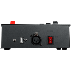 Algam Lighting DMX6-PLUS Batteridrevet 6-kanals Genopladelig Lys Mixer