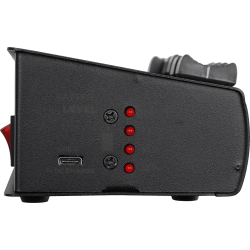 Algam Lighting DMX6-PLUS Batteridrevet 6-kanals Genopladelig Lys Mixer