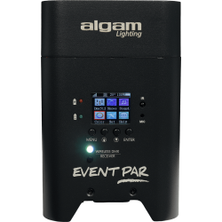 Algam Lighting EVENTPAR LED Batteri PAR-lampe (6 x 12W RGBWAUV LED'er) inkl. tilbehr