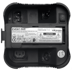 Algam Lighting EVENTPAR LED Batteri PAR-lampe (6 x 12W RGBWAUV LED'er) inkl. tilbehr