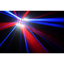 Algam Lighting HELIOS II 2-i-1 Derby LED Lyseffekt m/Strobe inkl. tilbehr