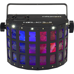 Algam Lighting HELIOS II 2-i-1 Derby LED Lyseffekt m/Strobe inkl. tilbehr