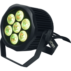 Algam Lighting IP-PAR-712-HEX Udendrs PAR-lampe (7 x 12W RGBWAUV LED'er) inkl. tilbehr