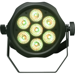 Algam Lighting IP-PAR-712-HEX Udendrs PAR-lampe (7 x 12W RGBWAUV LED'er) inkl. tilbehr