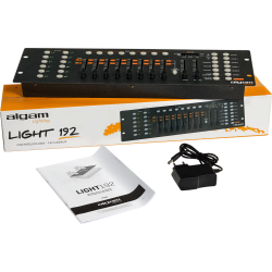Algam Lighting LIGHT192 DMX Controller (til LED-projektorer, moving heads, lasere eller rgmaskiner)