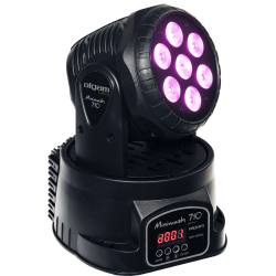Algam Lighting MINIWASH710 LED Wash Moving Head (7 x 10W RGBW LED'er) inkl. tilbehr