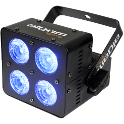 Algam Lighting PAR-410-QUAD LED PAR-lampe (4 x 10W RGBW LED'er) inkl tilbehr