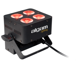 Algam Lighting PAR-410-QUAD LED PAR-lampe (4 x 10W RGBW LED'er) inkl tilbehr
