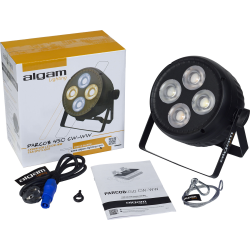 Algam Lighting PARCOB450-CW-WW COB LED PAR-lampe (Kold/Varm Hvid 4 x 50W COB LED'er) inkl. tilbehr 