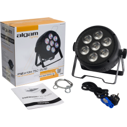 Algam Lighting PARWASH730-QUAD LED PAR-lampe WASH (7 x 30W RGBWW LED'er) inkl. tilbehr