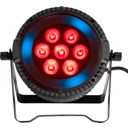 Algam Lighting PARWASH-76-RING LED PAR-lampe (7 x 6W LED PAR Wash m/RGB LED ring) inkl. tilbehr