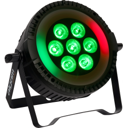 Algam Lighting PARWASH-76-RING LED PAR-lampe (7 x 6W LED PAR Wash m/RGB LED ring) inkl. tilbehr