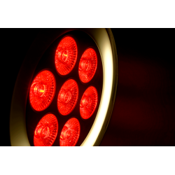 Algam Lighting PARWASH-76-RING LED PAR-lampe (7 x 6W LED PAR Wash m/RGB LED ring) inkl. tilbehr