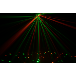 Algam Lighting PHEBUS2  3-i-1 LED Laserprojektor m/8 Roterende Multifunktionshoveder inkl. tilbehr