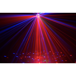 Algam Lighting PHEBUS2  3-i-1 LED Laserprojektor m/8 Roterende Multifunktionshoveder inkl. tilbehr