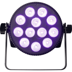 Algam Lighting SLIMPAR-1210-HEX PAR-lampe (12 x 10W RGBW+amber+UV LED) inkl. tilbehr