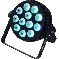 Algam Lighting SLIMPAR-1210-QUAD LED PAR-lampe Floodlight (12 x 10W RGBW LED'er) inkl. tilbehr