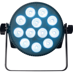 Algam Lighting SLIMPAR-1210-QUAD LED PAR-lampe Floodlight (12 x 10W RGBW LED'er) inkl. tilbehr