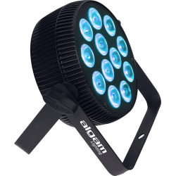 Algam Lighting SLIMPAR-1210-QUAD LED PAR-lampe Floodlight (12 x 10W RGBW LED'er) inkl. tilbehr
