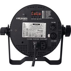 Algam Lighting SLIMPAR-1210-QUAD LED PAR-lampe Floodlight (12 x 10W RGBW LED'er) inkl. tilbehr