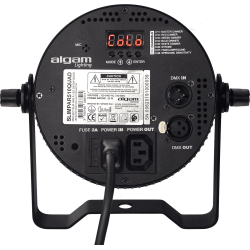 Algam Lighting SLIMPAR-510-QUAD LED PAR-lampe Floodlight (5 x 10W RGBW LED'er) inkl. tilbehr