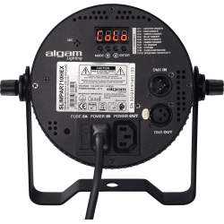 Algam Lighting SLIMPAR-710-HEX LED PAR-lampe Floodlight (7 x 10W RGBW+amber+UV LED) inkl. tilbehr