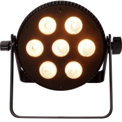 Algam Lighting SLIMPAR-710-QUAD LED PAR-lampe Floodlight (7 x 10W RGBW LED'er) inkl. tilbehr
