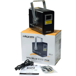 Algam Lighting SPECTRUM-1000-PINK Lyseffekt Animation Laser (1000mw Pink) inkl. tilbehr