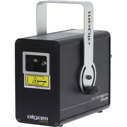 Algam Lighting SPECTRUM-1500-RGB+ Batteridrevet Animations Laser App-styret (1500 mW) inkl. tilbehr
