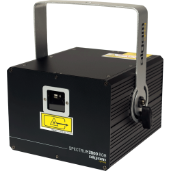 Algam Lighting SPECTRUM-3000-RGB Professionel Lyseffekt Animation Laser (3000 mW RGB) inkl. tilbehr