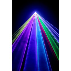 Algam Lighting SPECTRUM-3000-RGB Professionel Lyseffekt Animation Laser (3000 mW RGB) inkl. tilbehr