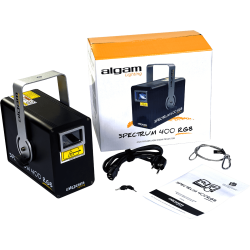 Algam Lighting SPECTRUM-400-RGB Lyseffekt Animation Laser (400mw RGB) inkl. tilbehr 