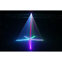 Algam Lighting SPECTRUM-400-RGB Lyseffekt Animation Laser (400mw RGB) inkl. tilbehr 