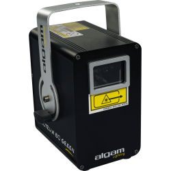 Algam Lighting SPECTRUM-80-GREEN Lyseffekt Animation Laser (80mw Grn) inkl. tilbehr 