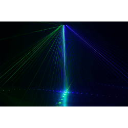 Algam Lighting SPECTRUMSIXRGB Lyseffekt Animation Laser m/6 beams (260mW RGB) inkl. tilbehr