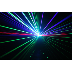 Algam Lighting SPECTRUMSIXRGB Lyseffekt Animation Laser m/6 beams (260mW RGB) inkl. tilbehr