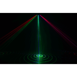 Algam Lighting SPECTRUMSIXRGB Lyseffekt Animation Laser m/6 beams (260mW RGB) inkl. tilbehr