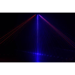 Algam Lighting SPECTRUMSIXRGB Lyseffekt Animation Laser m/6 beams (260mW RGB) inkl. tilbehr