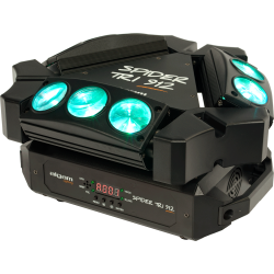 Algam Lighting SPIDER TRI 912 9x12W Beam Motoriserede Mini-Bars inkl. tilbehr