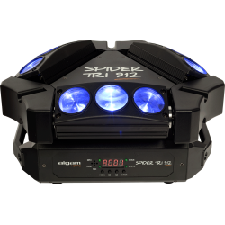 Algam Lighting SPIDER TRI 912 9x12W Beam Motoriserede Mini-Bars inkl. tilbehr
