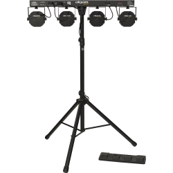 Algam Lighting STAGEBAR-II 2-i-1 LED-Spotlights (4 RGB LED PARs + 4 hvide LED'er) inkl. tilbehr