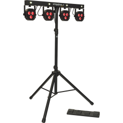 Algam Lighting STAGEBAR-II 2-i-1 LED-Spotlights (4 RGB LED PARs + 4 hvide LED'er) inkl. tilbehr