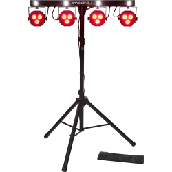 Algam Lighting STAGEBAR-II 2-i-1 LED-Spotlights (4 RGB LED PARs + 4 hvide LED'er) inkl. tilbehr
