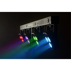 Algam Lighting STAGEBAR-II 2-i-1 LED-Spotlights (4 RGB LED PARs + 4 hvide LED'er) inkl. tilbehr