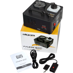 Algam Lighting VULKAN1200 1200W Tgemaskine / Vertikal Geyser (226m/min +9 x 3-i-1 LED'er)