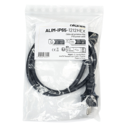 Algam Lighting ALIM-IP65-1212HEX Udendrs Strm Kabel (IEC han)