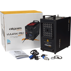 Algam Lighting VULKAN PRO 1500W Vertikal/Horisontal Rgmaskine (800 m/min + 24 x 3W RGB LED'er) 