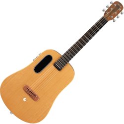 LAVA ME AIR Spruce Western Guitar m/indbyggede effekter inkl. airflow taske (Natural Satin)