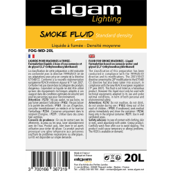 Algam Lighting FOG-MD-20L Standard/Medium Densitet Rg/Tgemaskine Vske (20 liter)